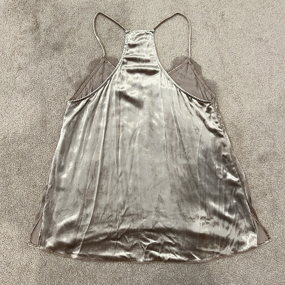 CAMI NYC “The Racer Lace Trimmed Velvet Camisole” - Picture 5 of 5